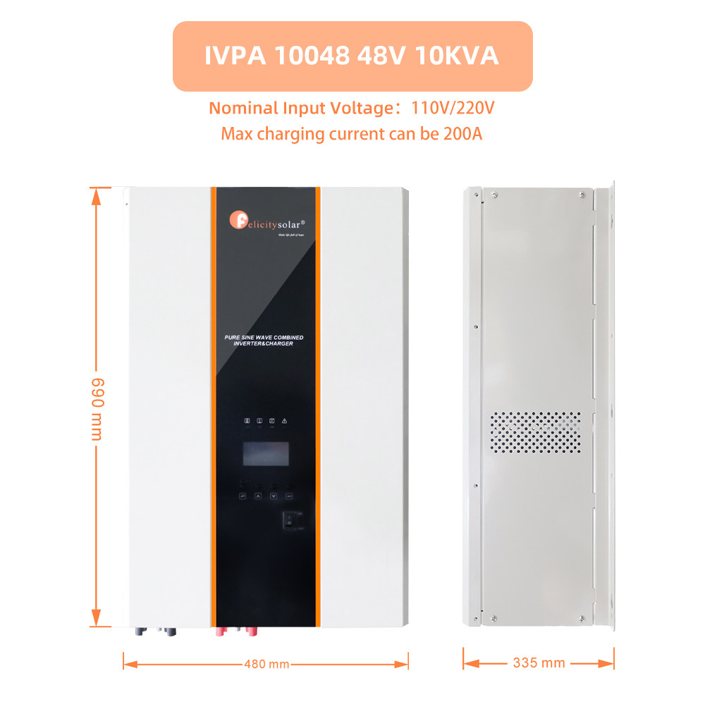 110V/220V 48V Solar Converter  - огляд і ціна Split Phase Inverter 10Kw 110V 220V