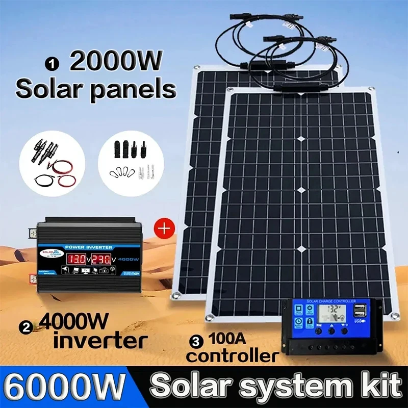 2000W All-in-One Solar Kit | 4 - огляд і ціна Grid Tie Inverter Limiter 2000W
