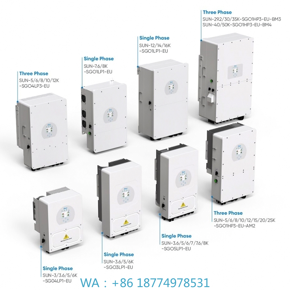3 Phase Hybrid Solar Inverter  - огляд і ціна Mppt Hybrid Inverter 48V 8Kw 3 Phase