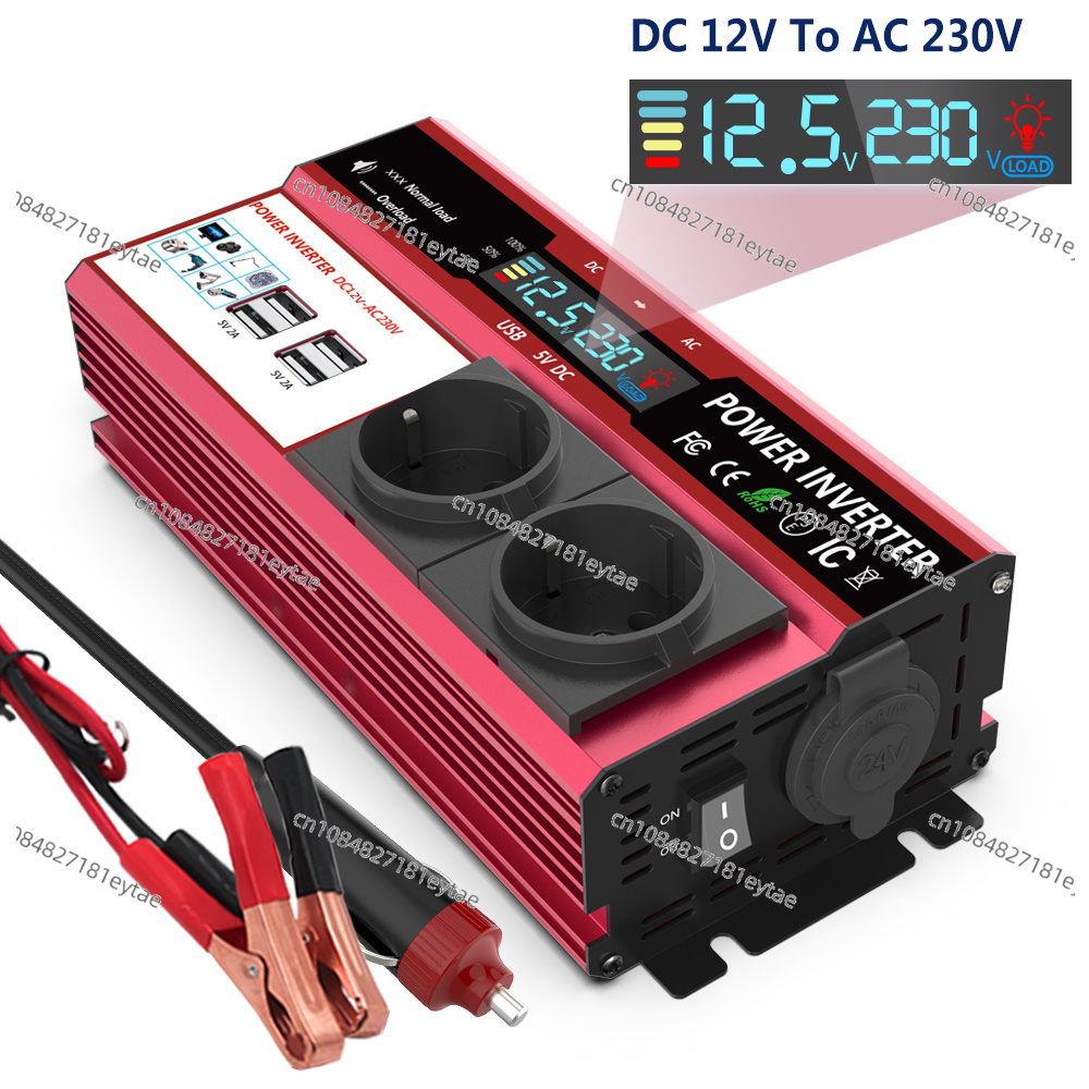 12V To 220V 4000W Peak Power I - огляд і ціна Power Inverter 12V 220V 4000W Continuous