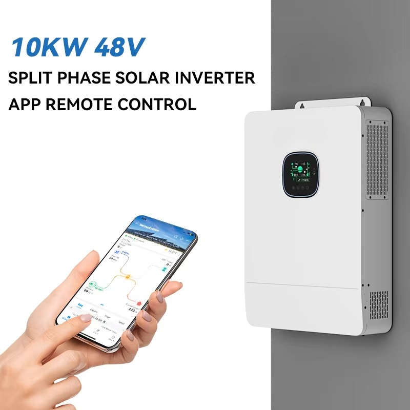 110V 220V Hybrid Off Grid Sola - огляд і ціна Split Phase Inverter 10Kw 110V 220V