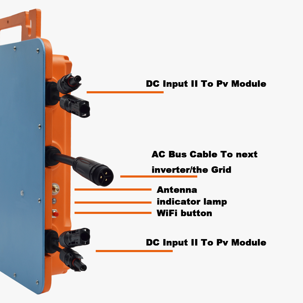 Black GT Die Cast Aluminum 140 - огляд і ціна Micro Inverter 1400W Solar Grid Tie