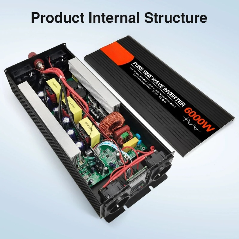 Pure Sine Wave Solar Inverter  - огляд і ціна Pure Sine Wave Inverter 5000W 48V 220V