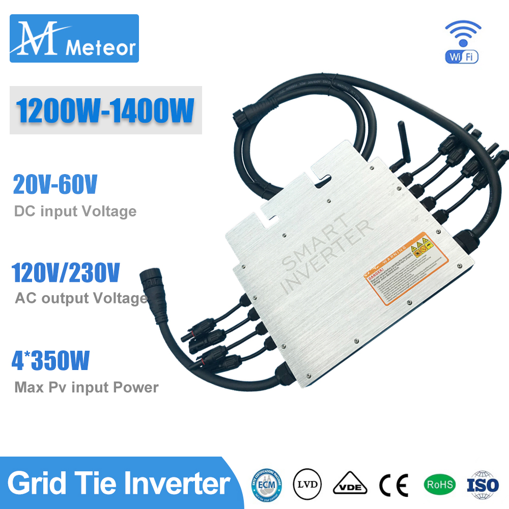 1200W 1400W Solar Grid Tie Mic - огляд і ціна Micro Inverter 1400W Solar Grid Tie