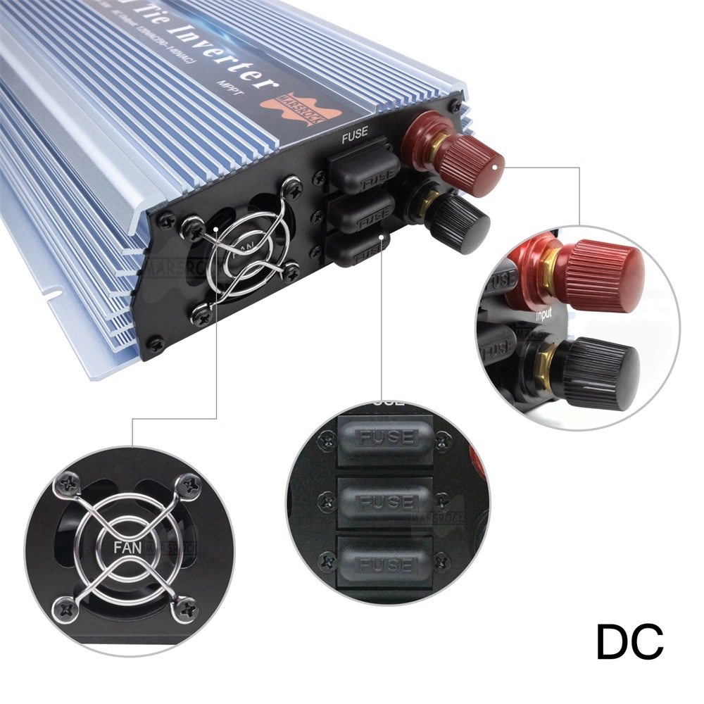 1000-1400W Grid Tie Micro Sola - огляд і ціна Micro Inverter 1400W Solar Grid Tie