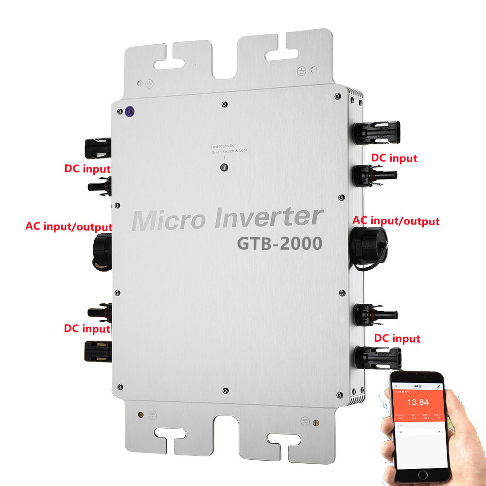 2000W 2400W 2800W Micro Invert - огляд і ціна Grid Tie Inverter Limiter 2000W