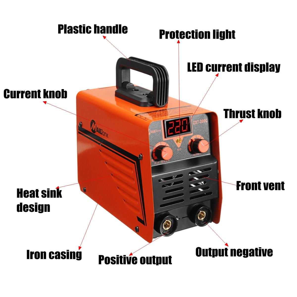 ZX7-200C Handheld IGBT Inverte - огляд і ціна Inverter Welding Machine Igbt 300A