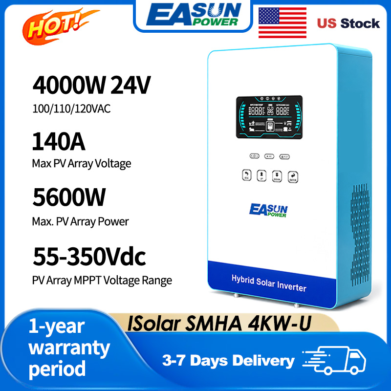 EASUN POWER 4KW 110V Off Grid  - огляд і ціна Grid Tie Inverter Limiter 2000W