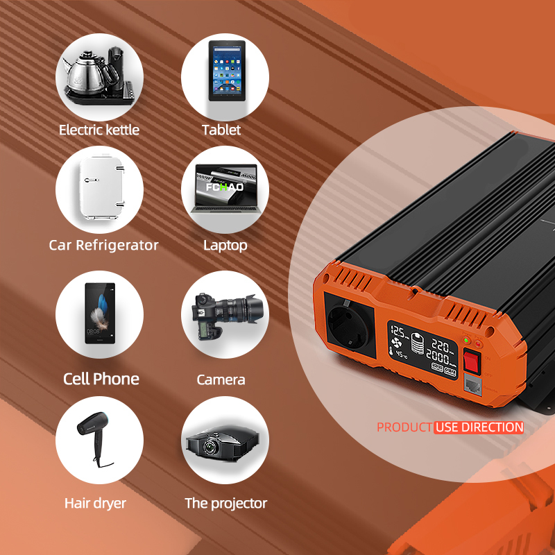 FCHAO 4000W Power Pure Sine Wa - огляд і ціна Power Inverter 12V 220V 4000W Continuous