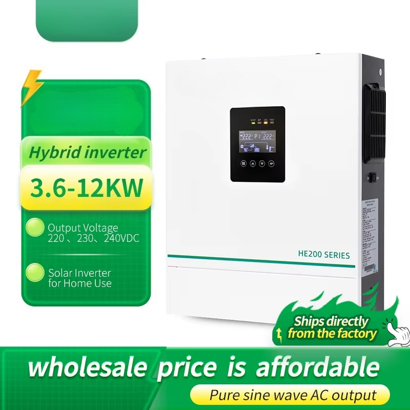 3.6kw 5.5kw 6.2kw 11kw 3kva 5k - огляд і ціна Hybrid Solar Inverter 5.5Kw Mppt 48V