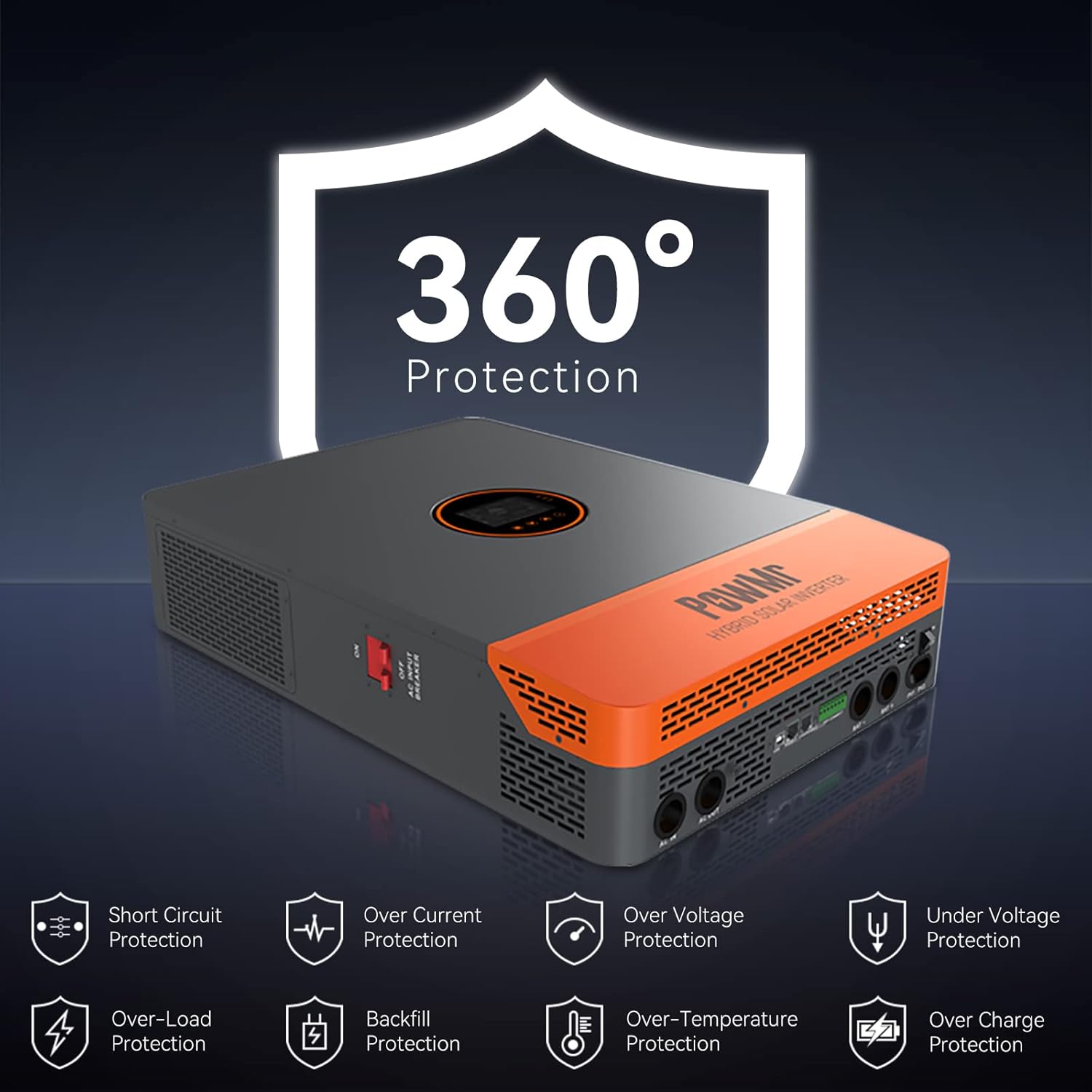 PowMr 10KW Split Phase Inverte - огляд і ціна Split Phase Inverter 10Kw 110V 220V