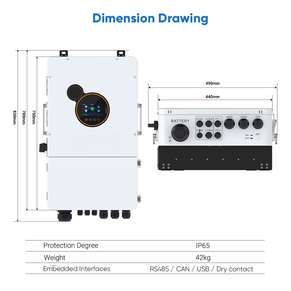 Lovsun Residential 8kW 10kW 12 - огляд і ціна Split Phase Inverter 10Kw 110V 220V