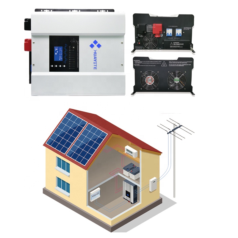 2KW DC24V 48V Off Grid Hybrid  - огляд і ціна Off Grid Solar Inverter 48V 6000W